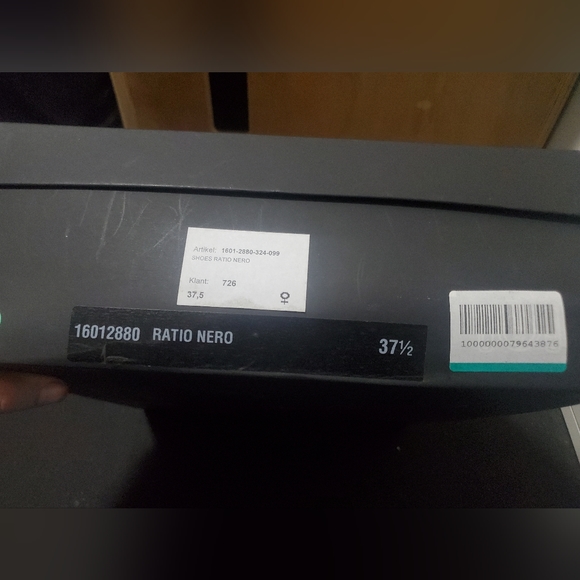 NWT Ann Demeulemeester Ratio Nero Leather Heels Size 7.5W - Picture 13 of 13